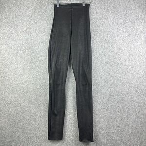 Commando Faux Leather Leggings Womens Small Black Stretch Perfect Control Pants